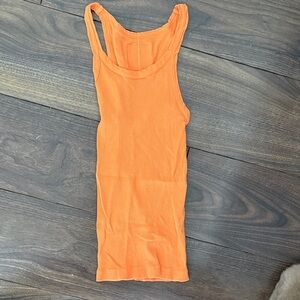 Conglio Palm Beach PB Orange Tank Top